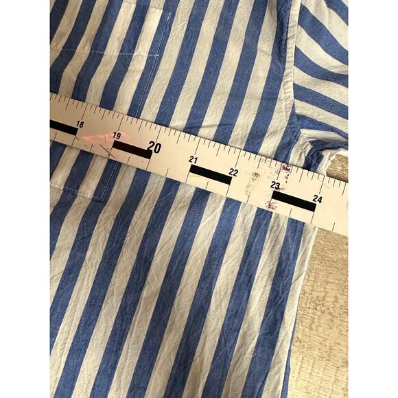 Madewell Signature Poplin Oversized Shirt Womens Sz S NJ590 - Picture 12 of 12